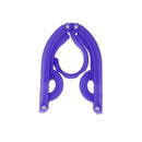 6pcs Clothes Hangers Folding Portable Plastic Travel Clothes Hanger with An U8A2