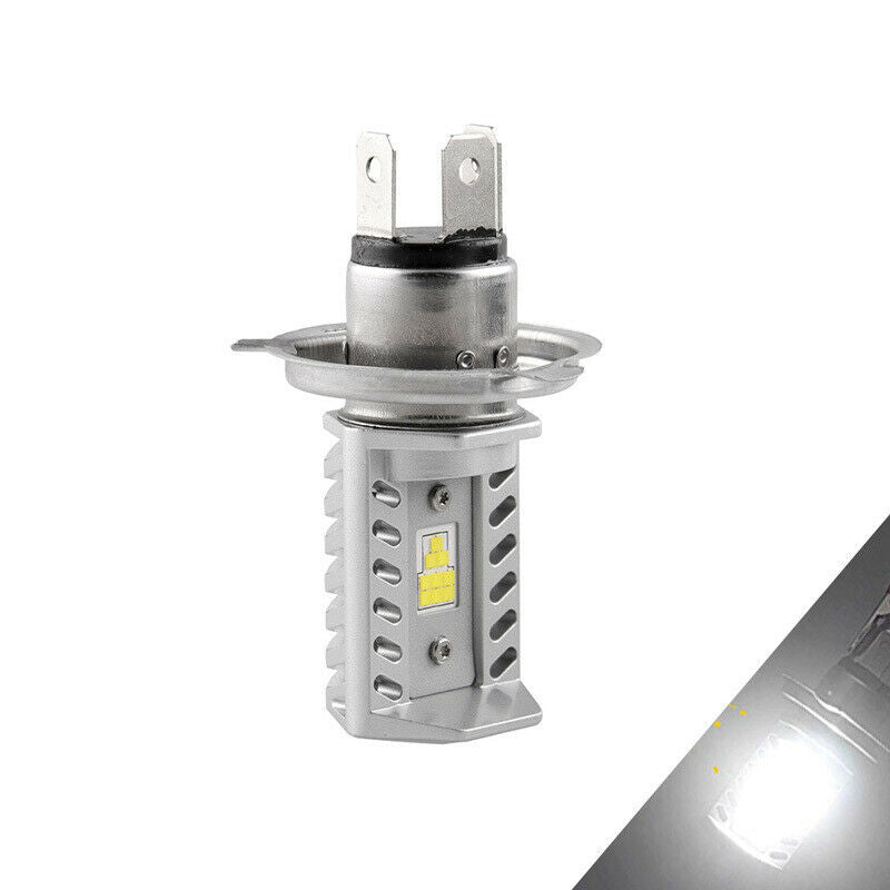 H4 9003 Motorcycle LED Headlight High Low Beam Light Conversion Headlamp 6500K