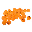 Beer Pong Lucky Dip Gaming Plastic Balls, Pack of 50, 40mm, Number 51 100