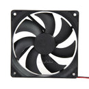 2pcs 120mm 120x25mm 12V 4 Pin DC Brushless PC Computer Case Cooling Cooler Fan