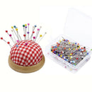 250 Pieces Sewing Pins Ball Glass Head Pins Straight Quilting Pins For Dres P5Z7