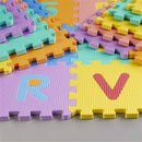 36pcs 16*16cm Alphabet Number EVA Puzzle Foam Floor Mats Kids Safe Play Tiles