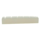 2Pcs 6-String Guitar Bone Nuts Slotted White for Les Paul LP Electric Guitar