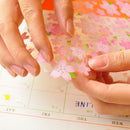 Cherry Blossom Stickers Sakura Flower Floral Craft Scrapbook Card DIY LE TEUS