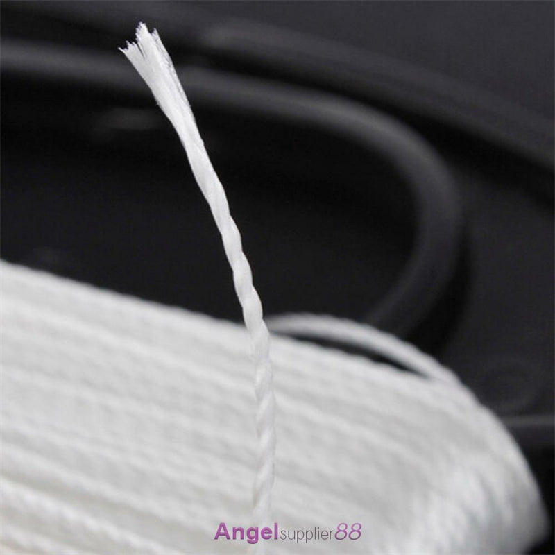 100M D-Shape White Line String Flying Kite Handle Board Outdoor Flying Tool