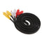 3 RCA Male To 3 RCA Female Audio Video Extension Cable For VCR, DVD Player