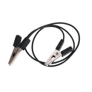 1Pair 40CM 5A Double Alligator Clip Clamp Test Booster Jumper Cable Red balck G9