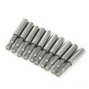 10 Pc Socket Drill Bit Holders Hex Shank Magnetic Extension For Screwdriver MXE