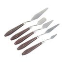 5pcs Palette Scraper Set Spatula Knives for Artist Oil Painting Tools Blade