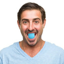 Facial Toner Exerciser Jaw Line Neck Muscle Training Fitness Ball (Blue)