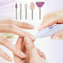 5 Bits Electric Nail File Drill Kit Tips Manicure Toenail Pedicure Salon Pen Hot