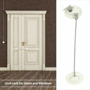 Aluminum Alloy Door Window Lock Child Safety Door Security Lock (White) A