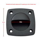 Hatch pull handle / Flush Pull Nylon Marine Boat Hatch Deck Pull Handle - Black