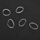 500x Clear Elastic Rubber Hair Ties Hairband Spiral Braids Plaits Braiding