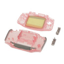 Clear Pink Casing (Case/Shell/Housing) Kit For Nintendo Game Boy Advance GBA