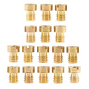 16pcs M5 Carburetor Main Jet Kit For Keihin PWK FCR OKO KOSO 75-88...105