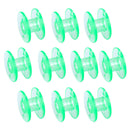 10pcs Green Bobbin Spools Sewing Machine fit for Husqvarna Viking 4123078-G Hf