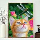 5D DIY Full Drill Diamond Painting Lovely Cat Cross Stitch Embroidery Kits