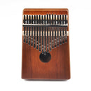 17 Keys Kalimba Wood Mahogany Mbira Thumb Piano Musical Instrument (Yellow) A