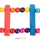 Pet Bird Wood Ladder Climb Parrot Macaw Cage Swing Shelf 31cm