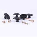 5 Pieces Zinc Alloy Door Handle Pull w/ Screws for Dresser Cupboard Wardrobe