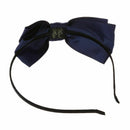 1X Sweet Cute Korea Style Big Bowknot Hair Band Bow Headband(dark blue)