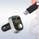 Dual USB Bluetooth Hands-free Car Kit FM Transmitter Quick Charge 3.0 Charger