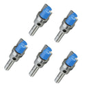 5 Piece Router Bit 1/4 Inch Shank Bearing Mortise Template Flush Trim Cutter