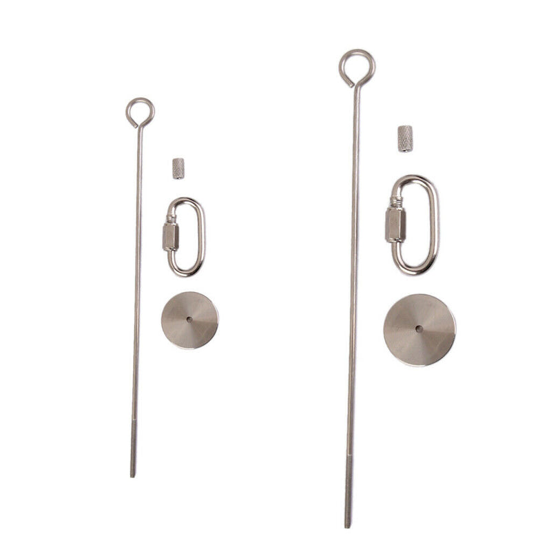 2Pcs Fruit Vegetable Holder Skewer for Parrot Bird Rabbit Hutch & Cages