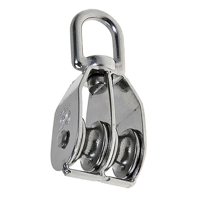 2x Rope Suspended Lifting Wheel M20