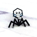 Creative Pin Brooches Cartoon Spider Badges Unisex Backpack Jacket Jewelry