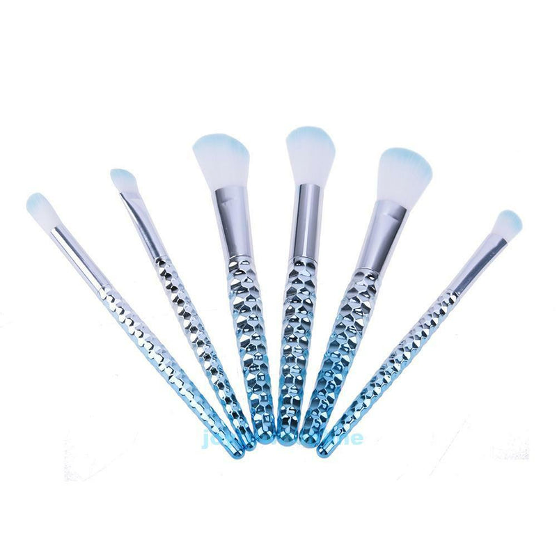 6pcs Makeup Brushes Set Powder Foundation Eyeshadow Facial Blusher Cosmetic Tool