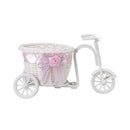 5X(Handmade Tricycle/Bike Flower Basket for Flower Vase and Storage Decora D9I2)