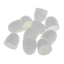 10 Pcs M12 18x23mm White Dome Bolt Nut Protection Cap Cover for Hexagon Screw