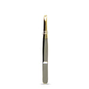 Kinepin 1Pc Eyebrow Tweezer Pro Stainless Steel Slant Tip Eyes Tweezer Clip