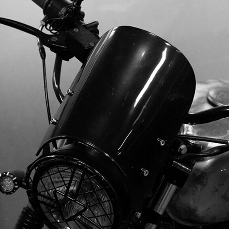 1 Set Black 5-7" Wave Windshield Windscreen Fairing for Suzuki Dirt Bike ATV