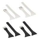 4Pack Silicone Watch Band Wrist Strap Holder + Buckle for Polar FT4 FT7 FT