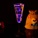 220ML LED Drink Water Flashing Light Glow Champagne Luminous Glass Wine Cup Mug