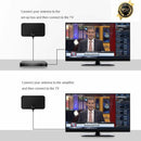 New Super Antenna HDTV DTV VHF Scout Style TV Cable HD High Definition TV