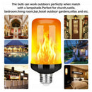 1Pc LED Flame Effect Fire Light Bulb E27 Simulated Nature Flicker Lamp DecoS Ew