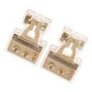Pair Copper Alloy Positive Negative Battery Terminals Quick Connect Clamps for