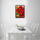 DIY Red Rose Diamond Painting Cross Stitch Kit Embroidery Home Decor Craft