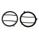 2 Pieces Car Turn Signal Light Cover Frame For Jeep Wrangler 2007-2018 Black