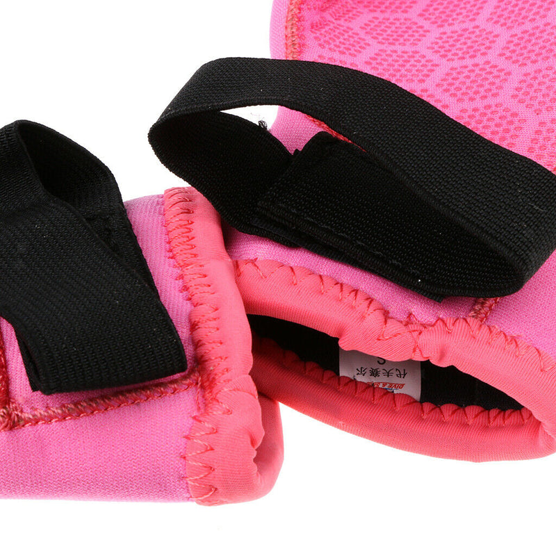 Children Kids 3mm Neoprene Scuba Diving Swimming Surf Wetsuit Gloves XL Pink