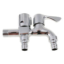 Multifunctional Washing Machine Faucet Double Outlet Dual Connector Water Tap