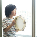 8 inch Wooden Tambourine Hand Drum Handbell Kid Percussion Instrument Toys