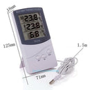 Indoor Outdoor Digital LCD Thermometer Hygrometer Humidity Temperature Meter