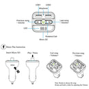 Dual 2.1A Cars Charger USB 4 Bluetooth BT20 Blueteeth Hands-free Car MP3