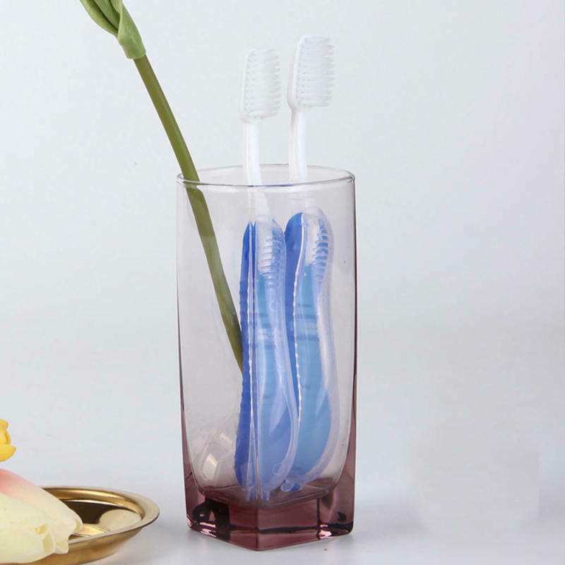 10PCS Foldable Folding Toothbrush Soft Bristle Outdoor Portable Travel Hiking gd
