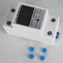 Backlit Single Phase Two Wire Lcd Digital Display Wattmeter Power Consumpti